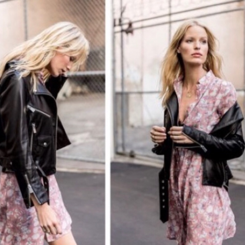 Anime Bing Silk Floral Dress